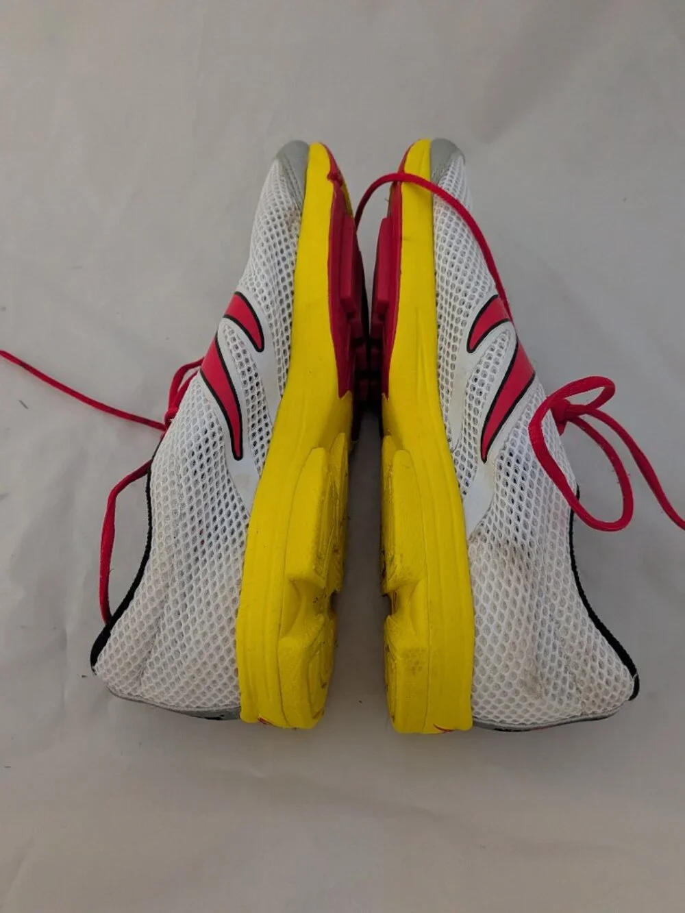 Newton Ironman Men's Running Shoes White red Yellow US 9.5